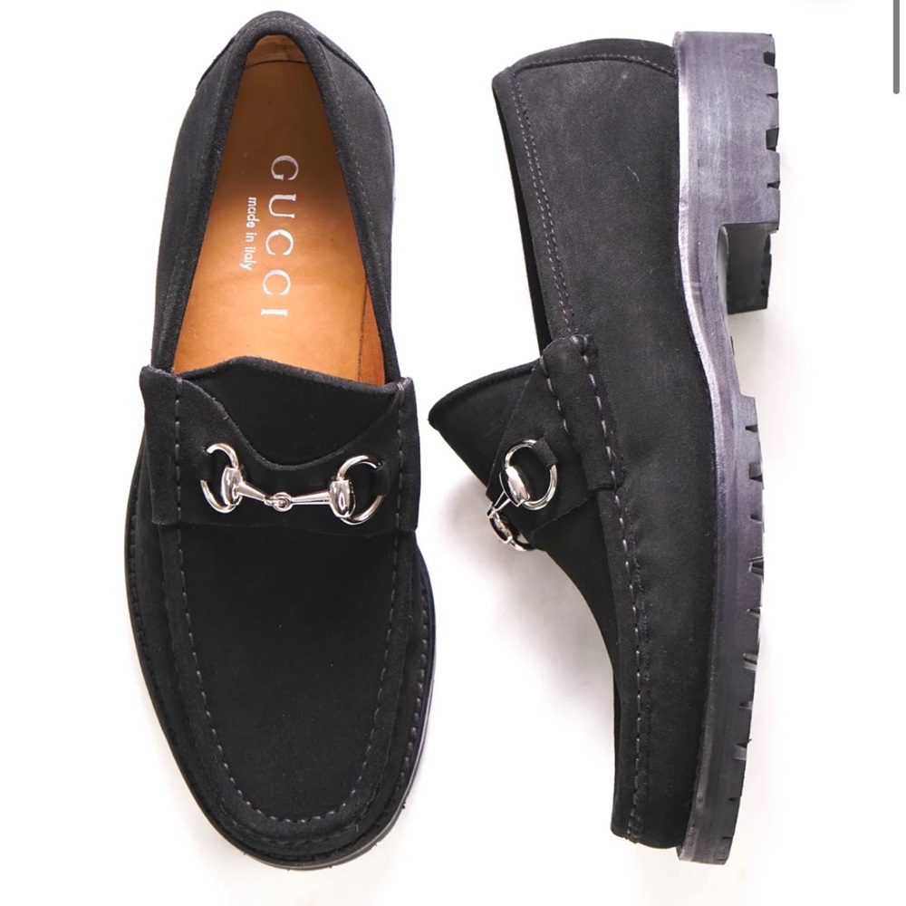 Gucci
Horsebit Accent Suede Loafers
Women's Size: 7 | IT 37